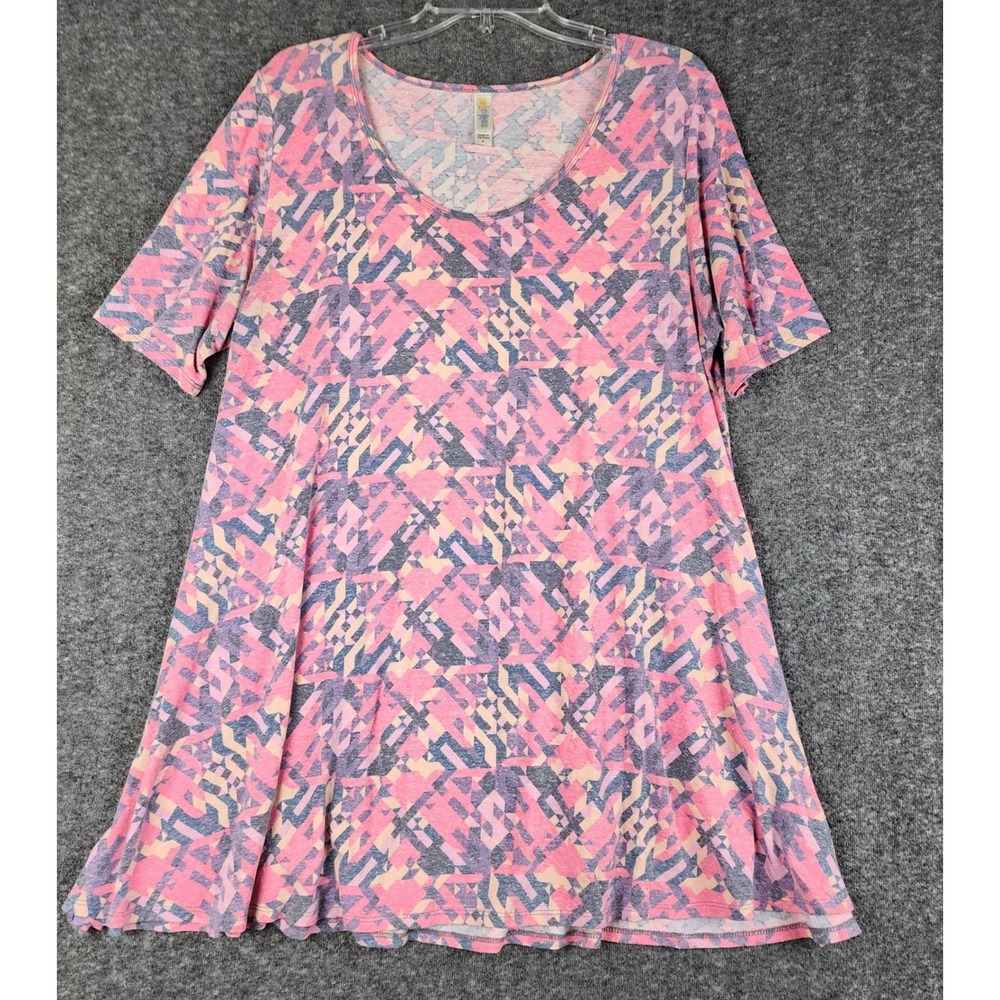 LuLaRoe Tunic Tops Women XL Multicolor Geometric Floral Paisley 4 Shirt Lot